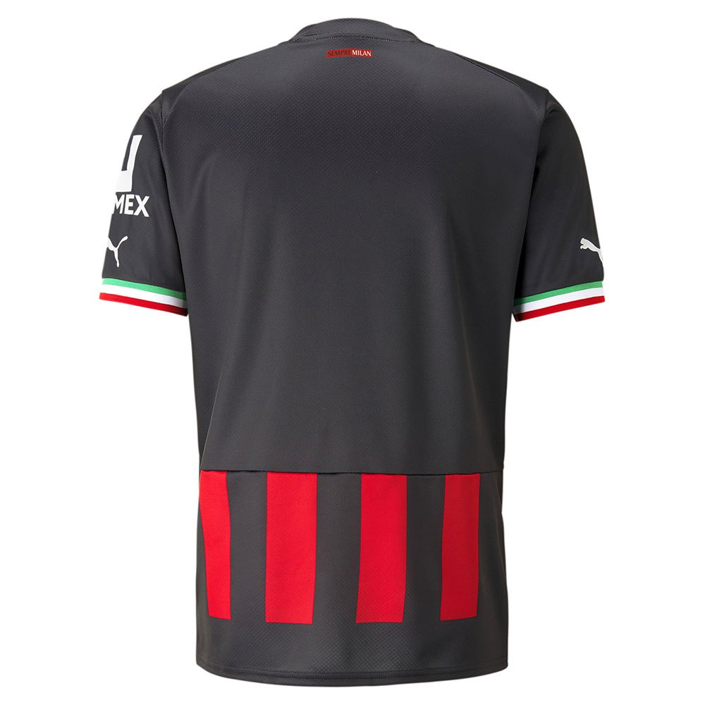 crecimiento Estadístico Contar Puma Camiseta Manga Corta AC Milan 22/23 Primera Equipación Negro| Goalinn