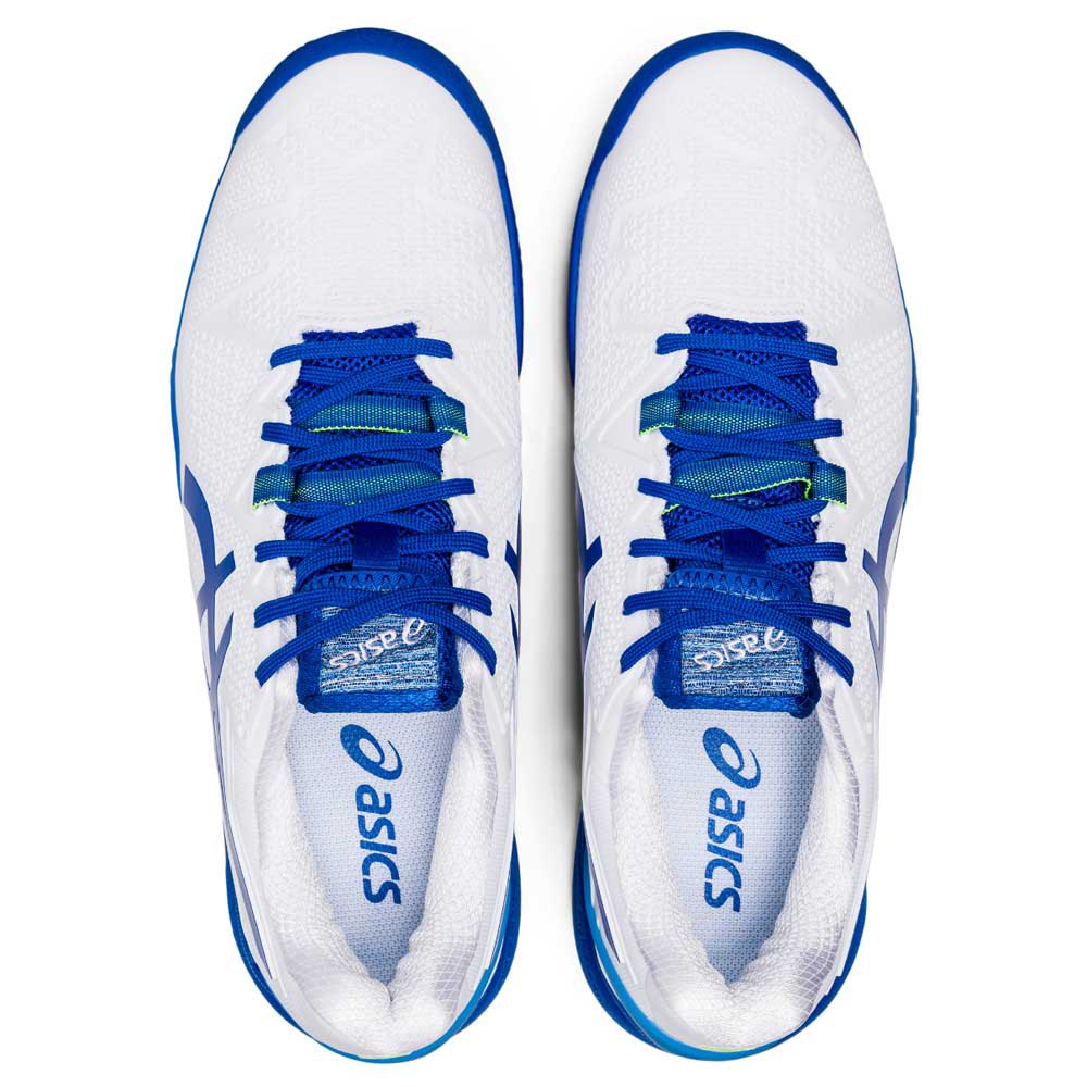 Zeeanemoon Respect tyfoon Asics Gel-Resolution 8 Clay All Court Shoes Blue | Smashinn