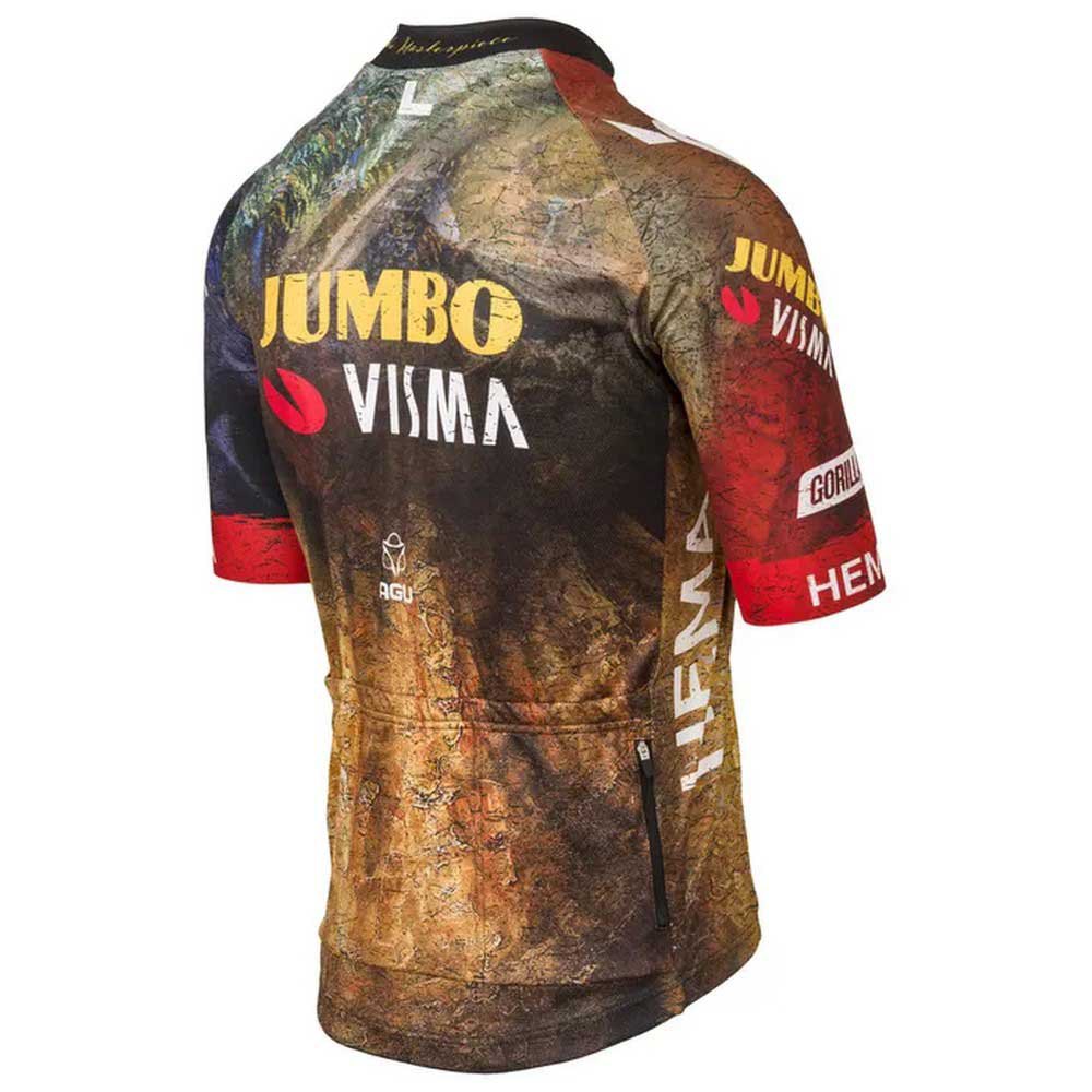 AGU Team Jumbo-Visma Replica TDF 2022 T-shirt Met Korte Mouwen, Veelkleurig  | Bikeinn