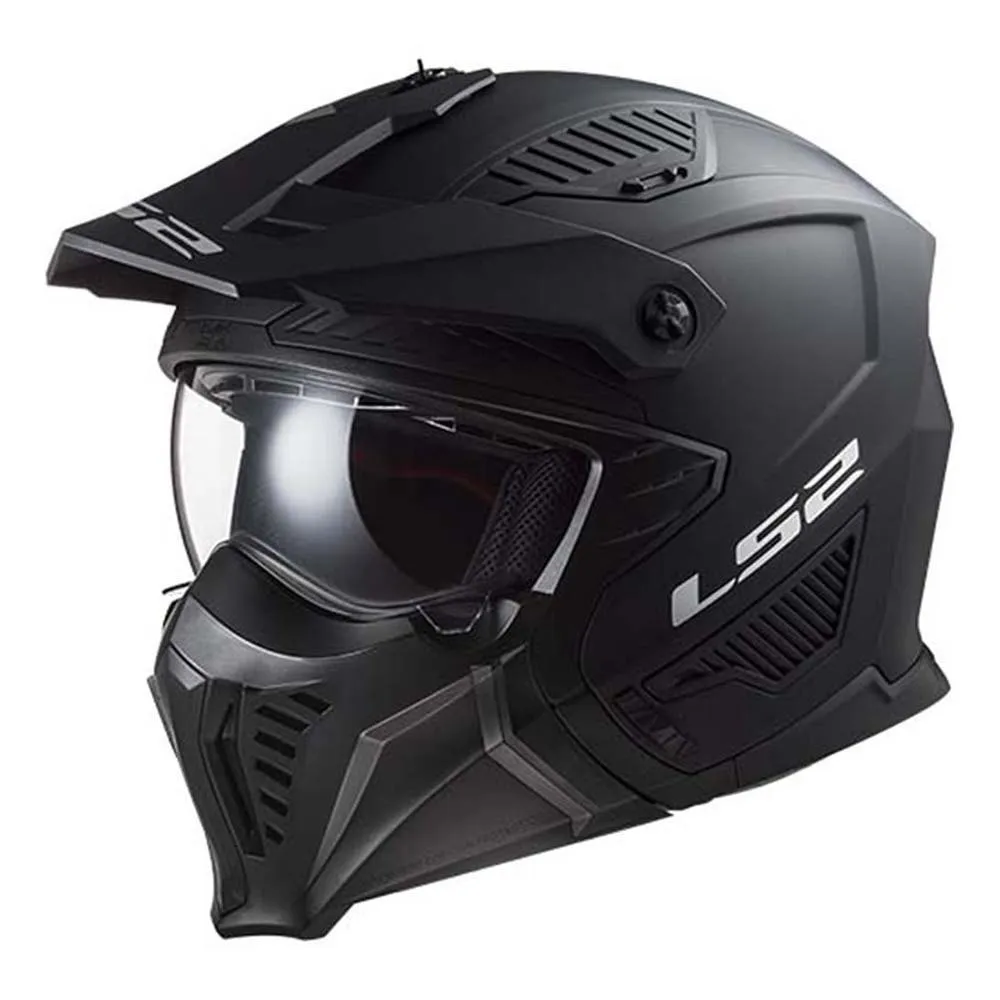 LS2 OF606 Drifter バイクヘルメット モジュラー 黒| Motardinn