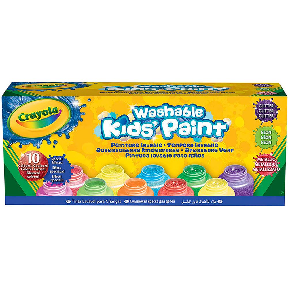 6x Crayola lavabile Bambini Kids 10 colori vernici da colorare Arti & Disegno 