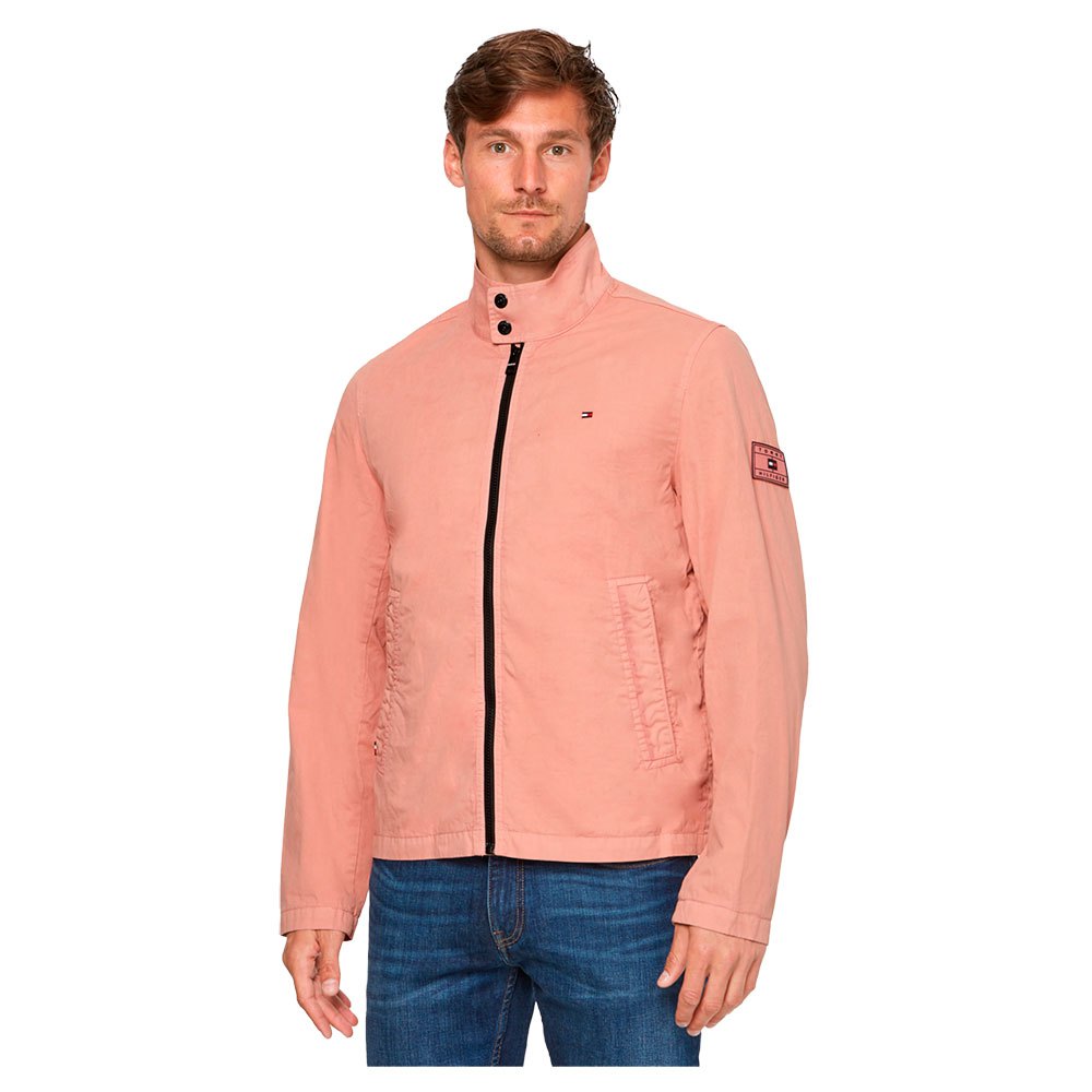 reality Hollywood function Tommy hilfiger Garment-Dyed Harrington Jacket Pink | Dressinn