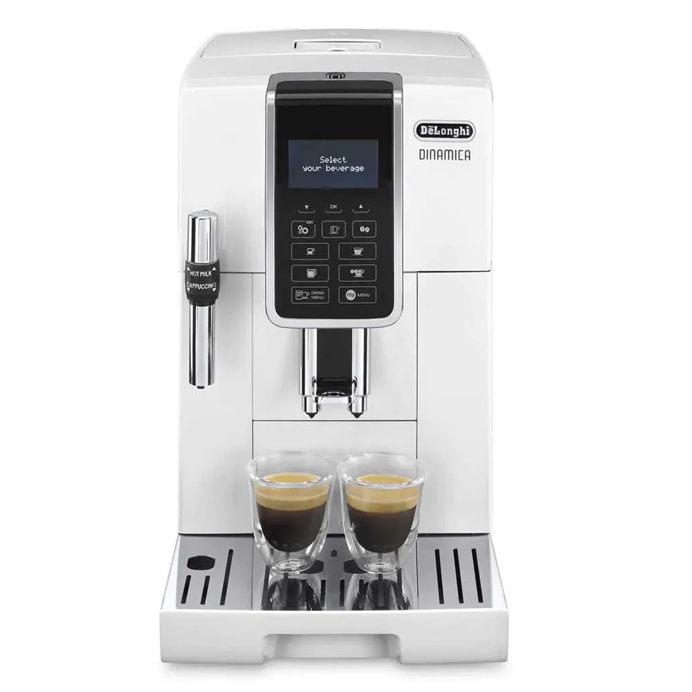 Delonghi ECAM 350.35W Dinamica Espresso Coffee Machine White Techinn