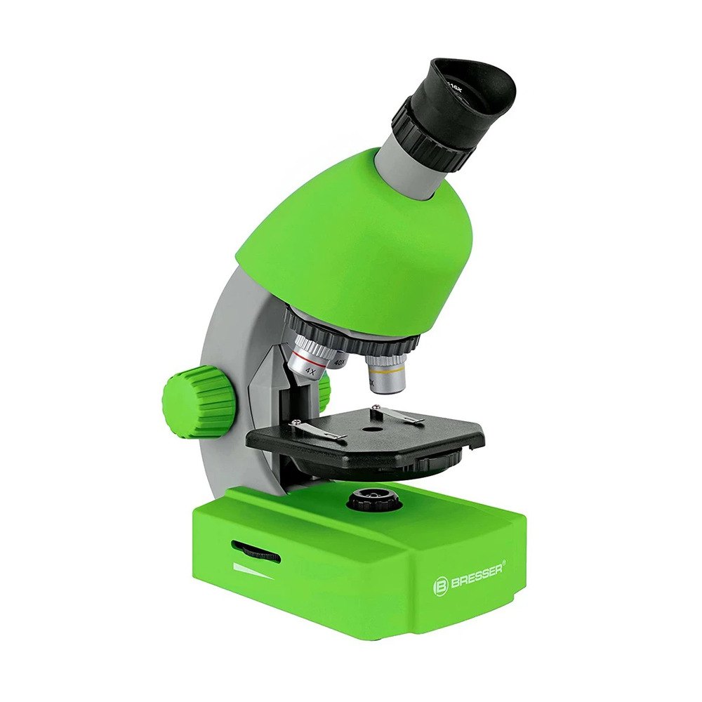 Green Bresser Junior Microscope 40-640x 