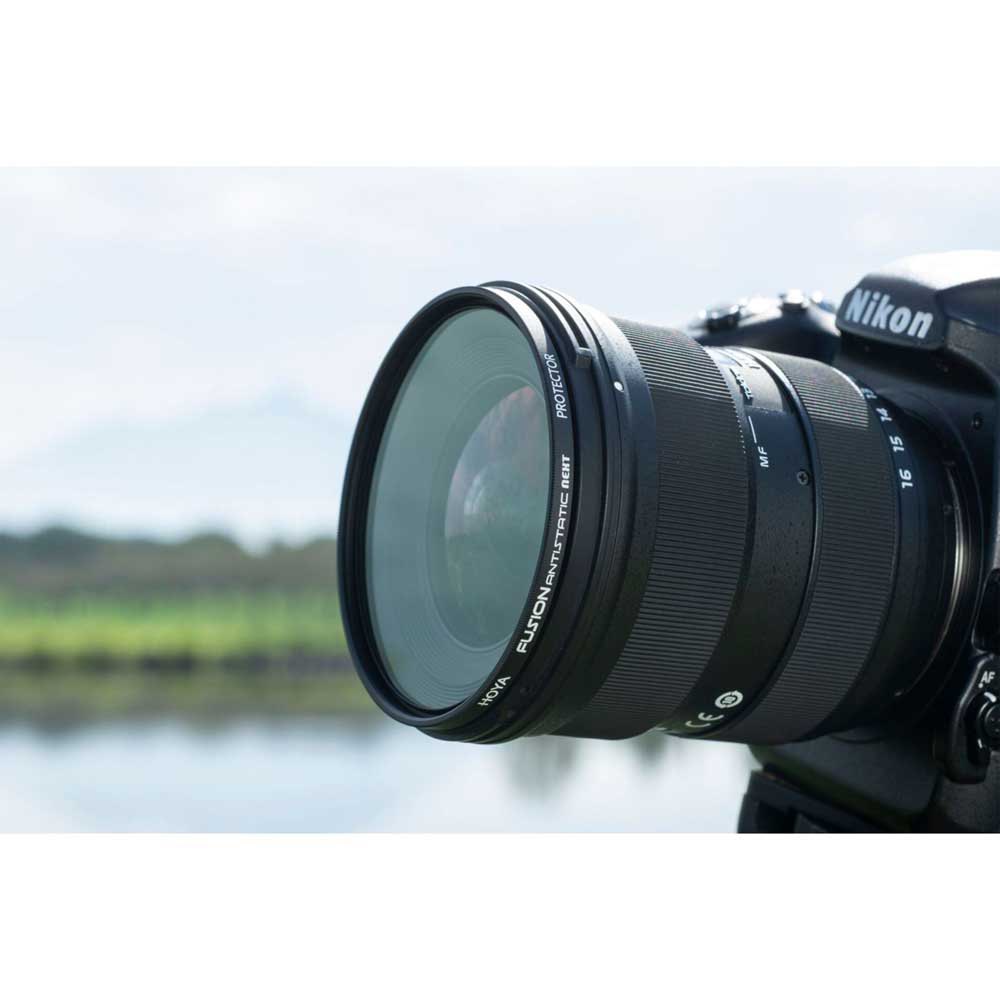 Hoya Fusion Antistatic Protector for 82 mm Camera Lens Filter Black 