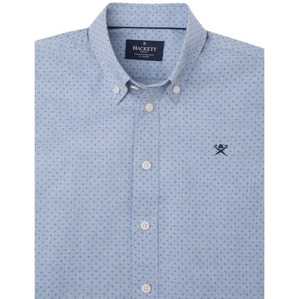 Mini Foulard Print Long Sleeve Shirt Blue 13 Years Boy DressInn Boys Clothing Shirts Long sleeved Shirts 