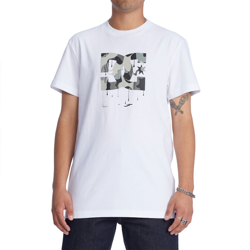 Dc Star T-Shirt Short Dressinn Sleeve Drip | shoes White Drop