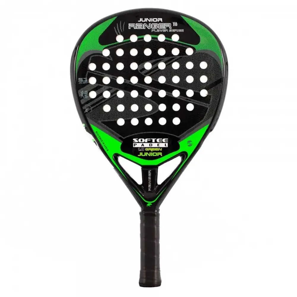 Pala De Pádel Softee Ranger Yellow Junior, Ligera Y Resistente Para Jóvenes Jugadores