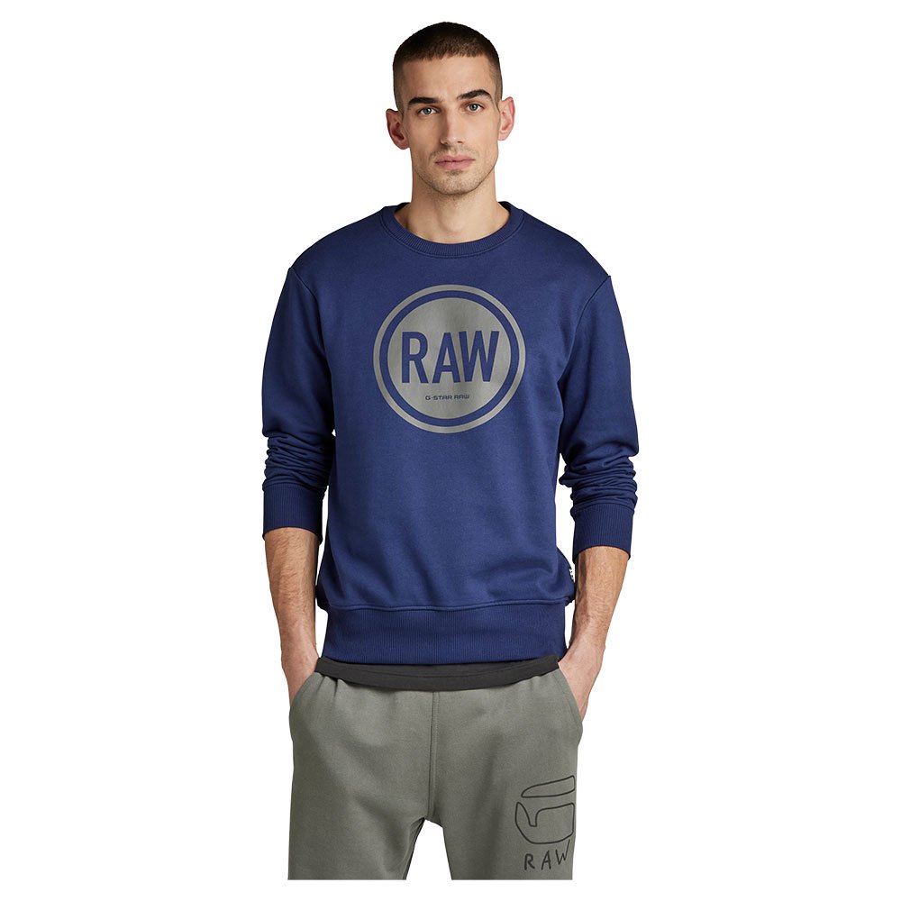 G-Star RAW Cotton Raw Raglan Sweatshirt in Black for Men gym and workout clothes Sweatshirts Mens Clothing Activewear 