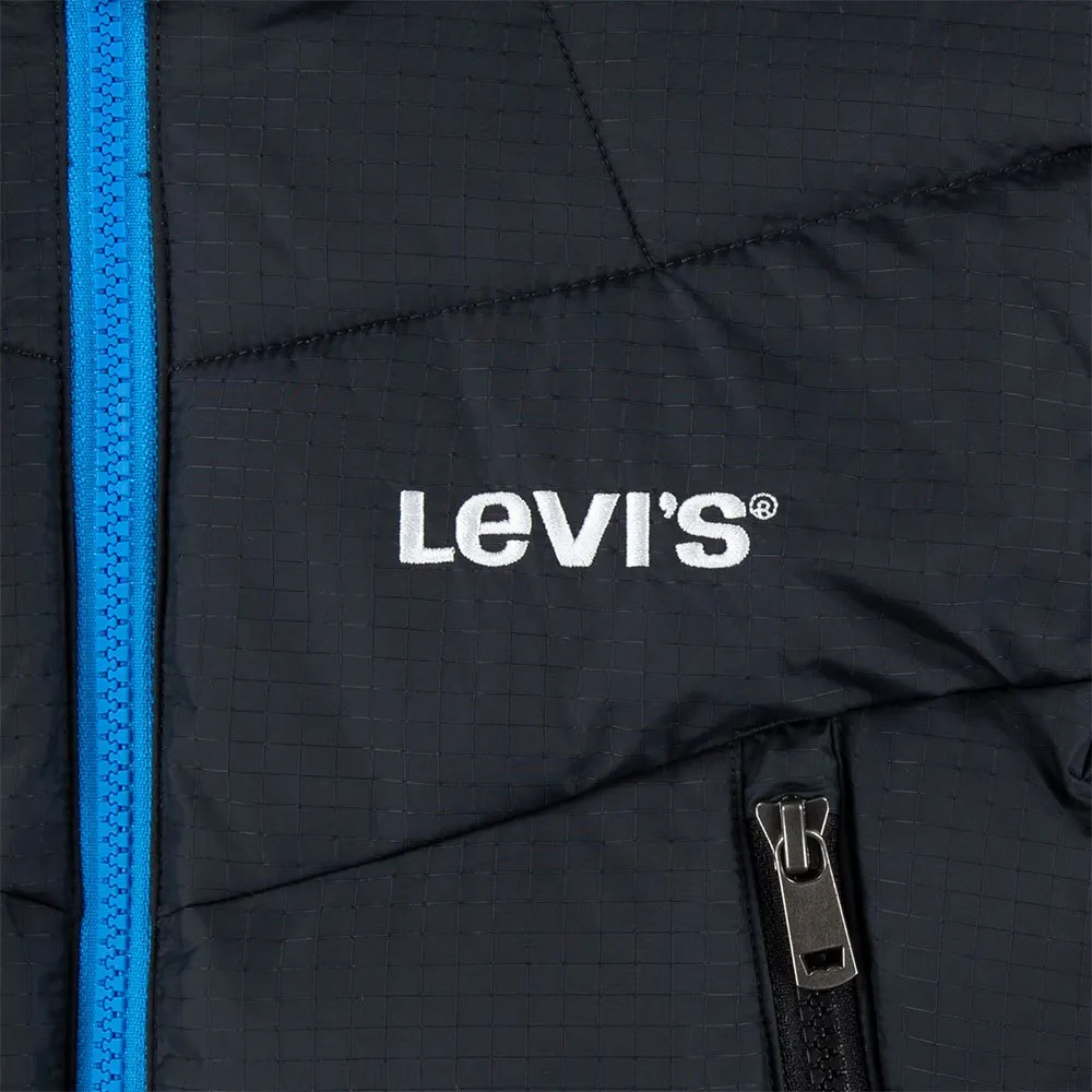 Levi's Piumino Bambino Con Fodera Sherpa - Giacca Impermeabile, Cappuccio, Taglia Media, Colore Vintage