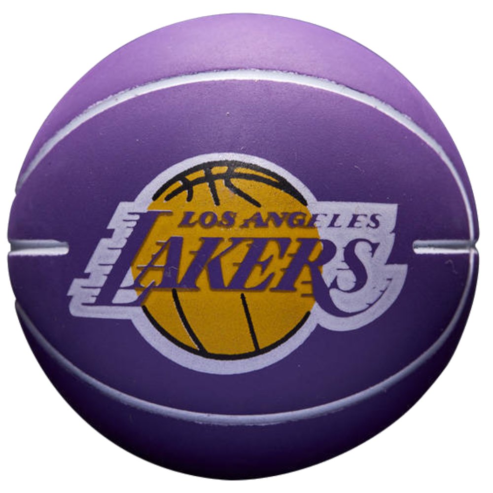 Wilson Nba Dribbler Los Angeles Lakers Mini Basketball Ball Purple