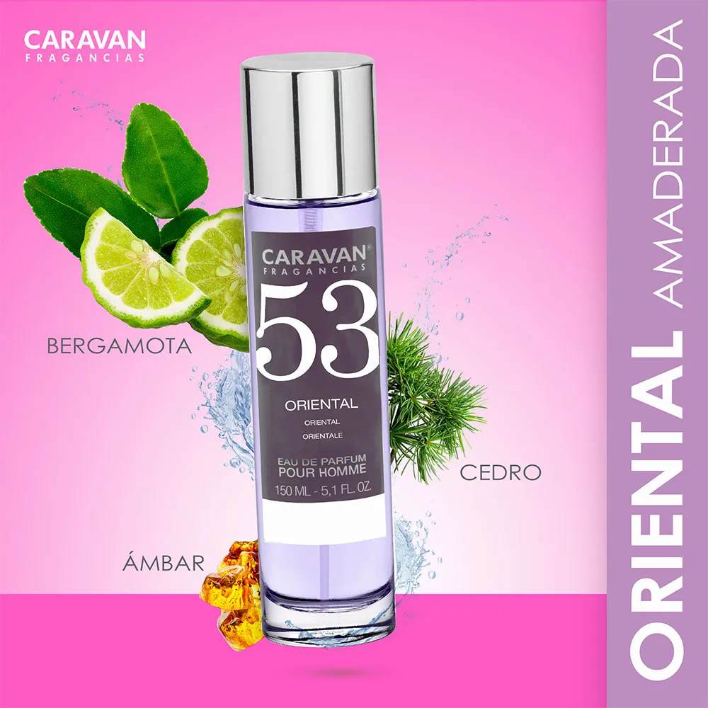 Caravan Herrenparfum Nr. 14 - 3 X 150 Ml, Mediterraner Duft Mit Bergamotte & Vetiver