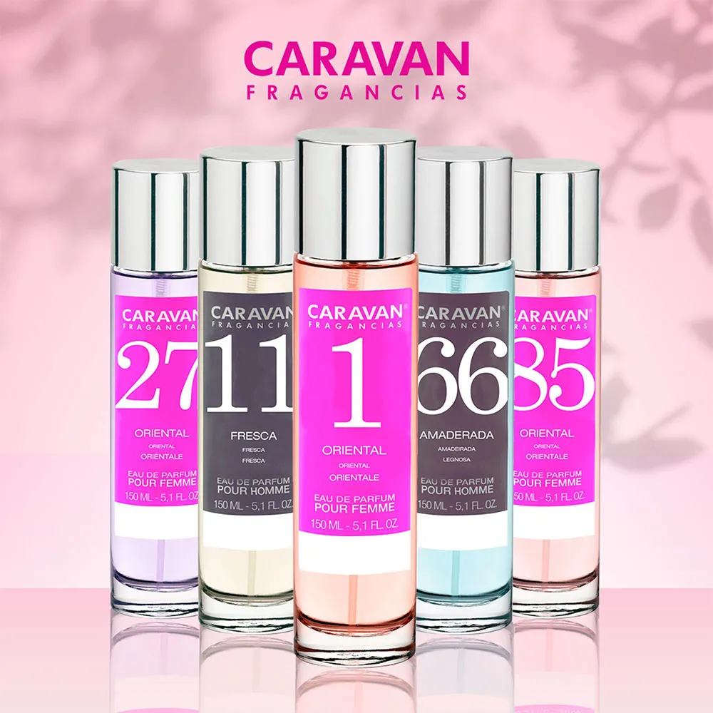 Caravan Herrenparfüm Nr. 61 – 150 Ml, 2 Stück, Holzig-fruchtiger Duft