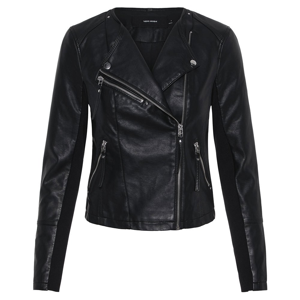privacy Europa Ontspannend Vero moda Riafavo Leather Jacket Black | Dressinn