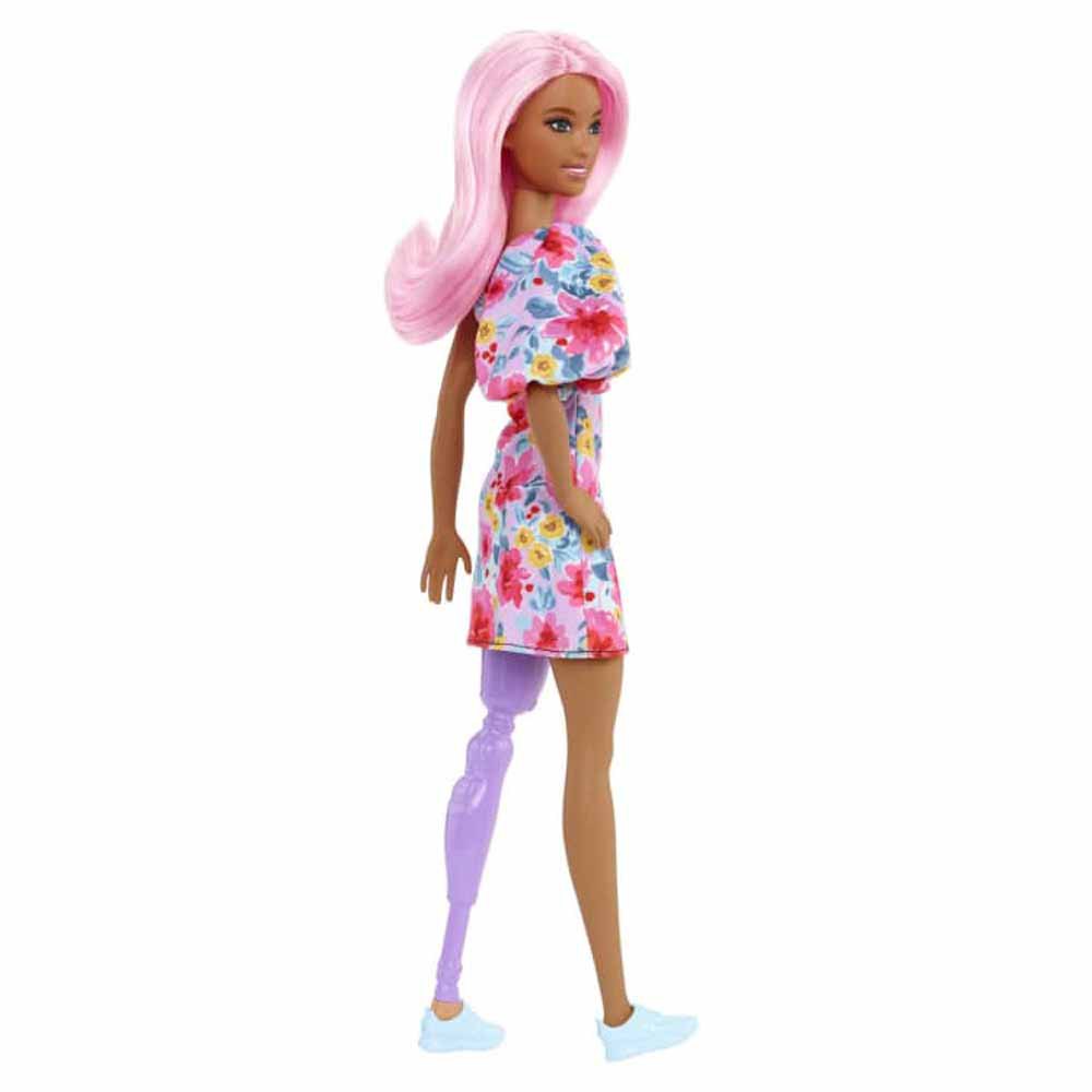 Barbie Fashionistas Dreeam Often Pink Jersey Dress Curvy 