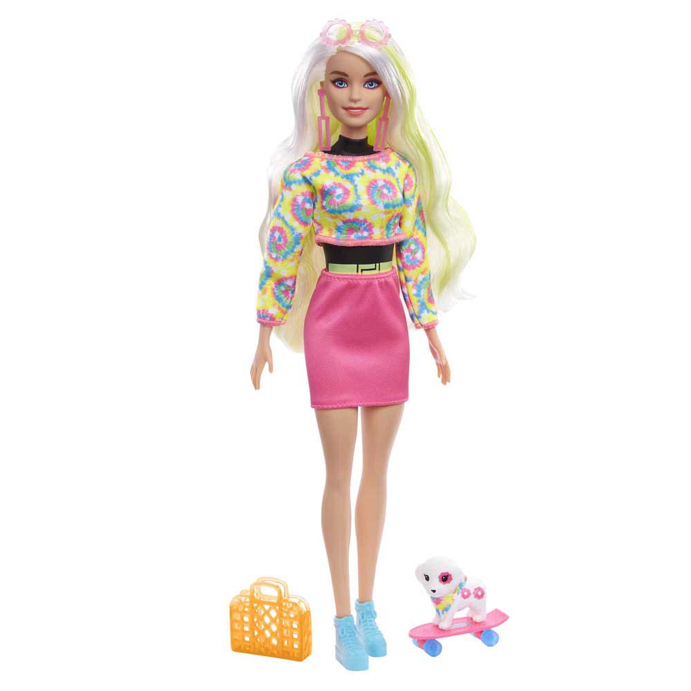 Barbie ギフト用カラーセット ネオンタイダイフロールドール Reveal