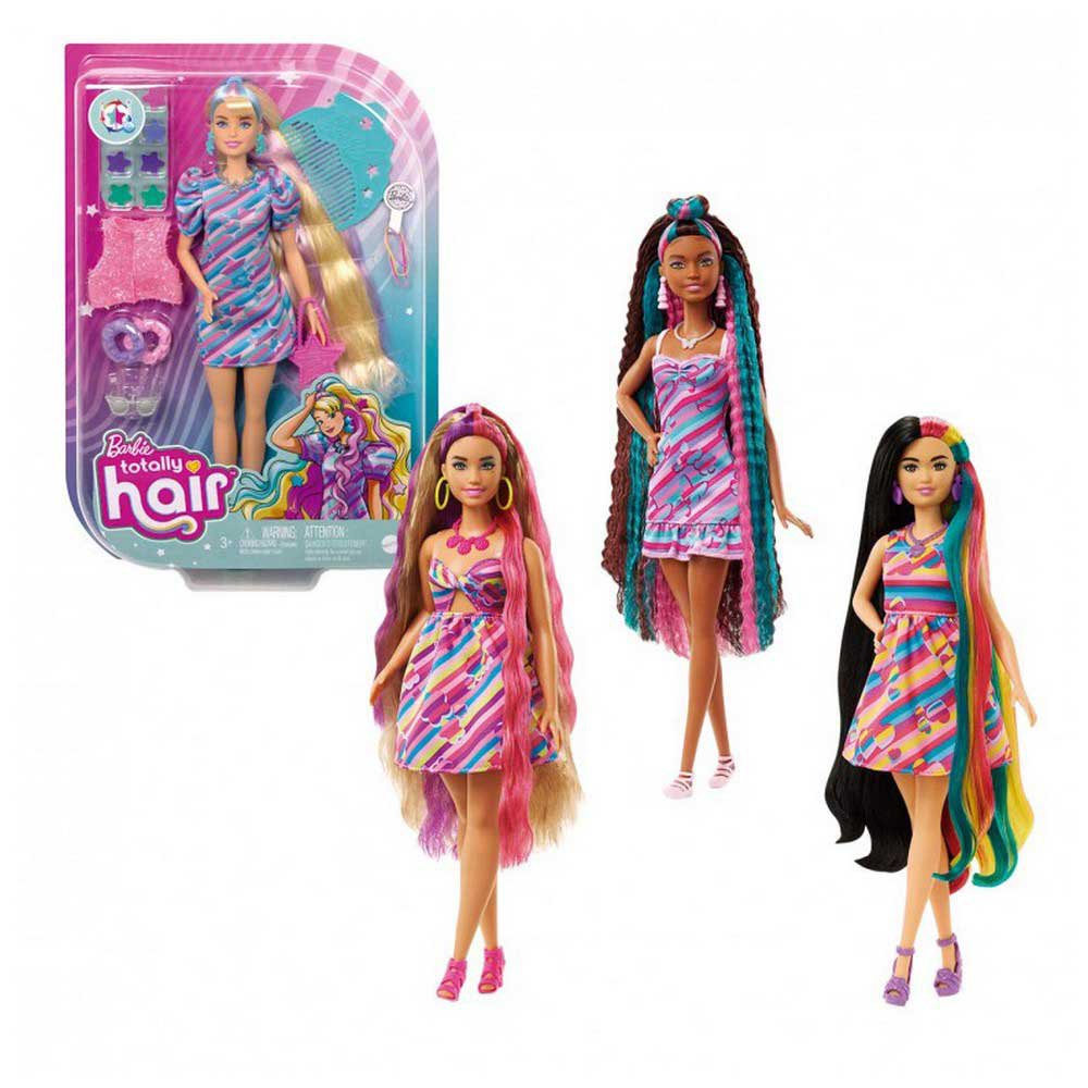 Barbie Totally Hair Extralargo Hair Assorted Colors Doll Multicolor| Kidinn