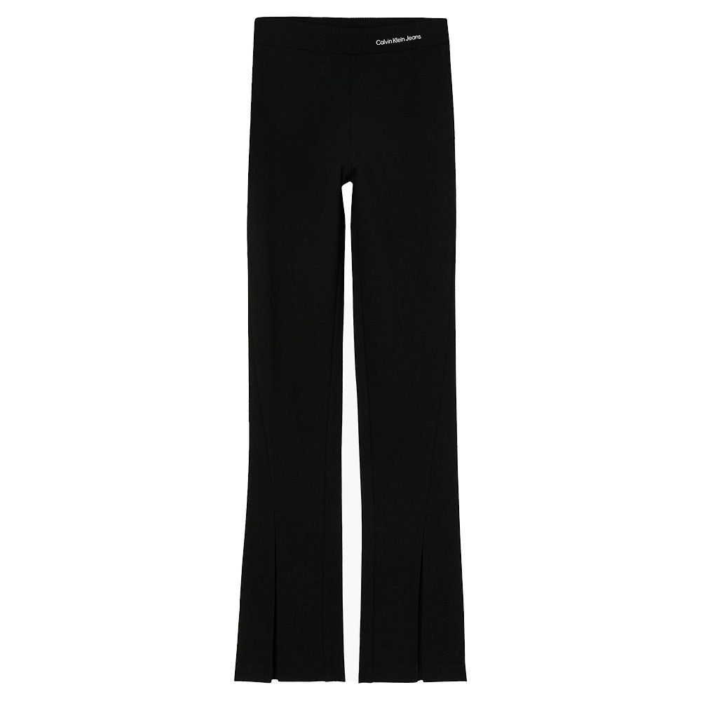 Calvin klein jeans Split Hem Slim Milano Pants Black | Dressinn
