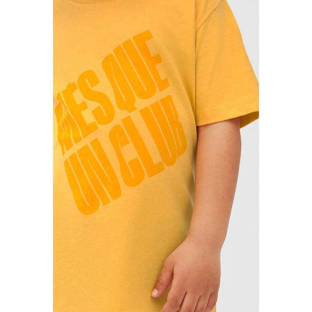 Barça Més que un Club 半袖Tシャツ 黄 | Goalinn Tシャツ