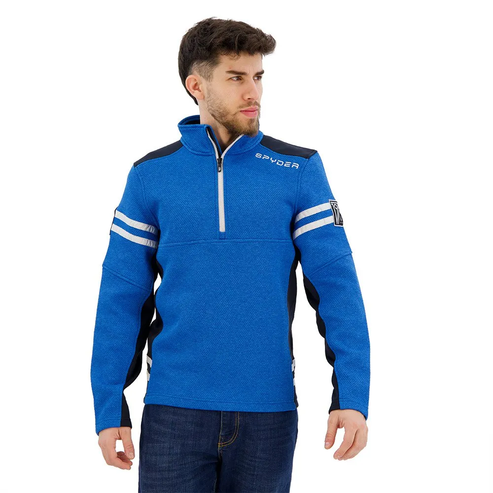 Regular Fit Hip Length Jacket Spyder Men's Encore Half Zip Fleece