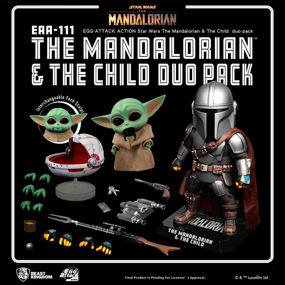 Official Star Wars Mandalorian The Child Dominos Set Baby Yoda Brand New Sealed 