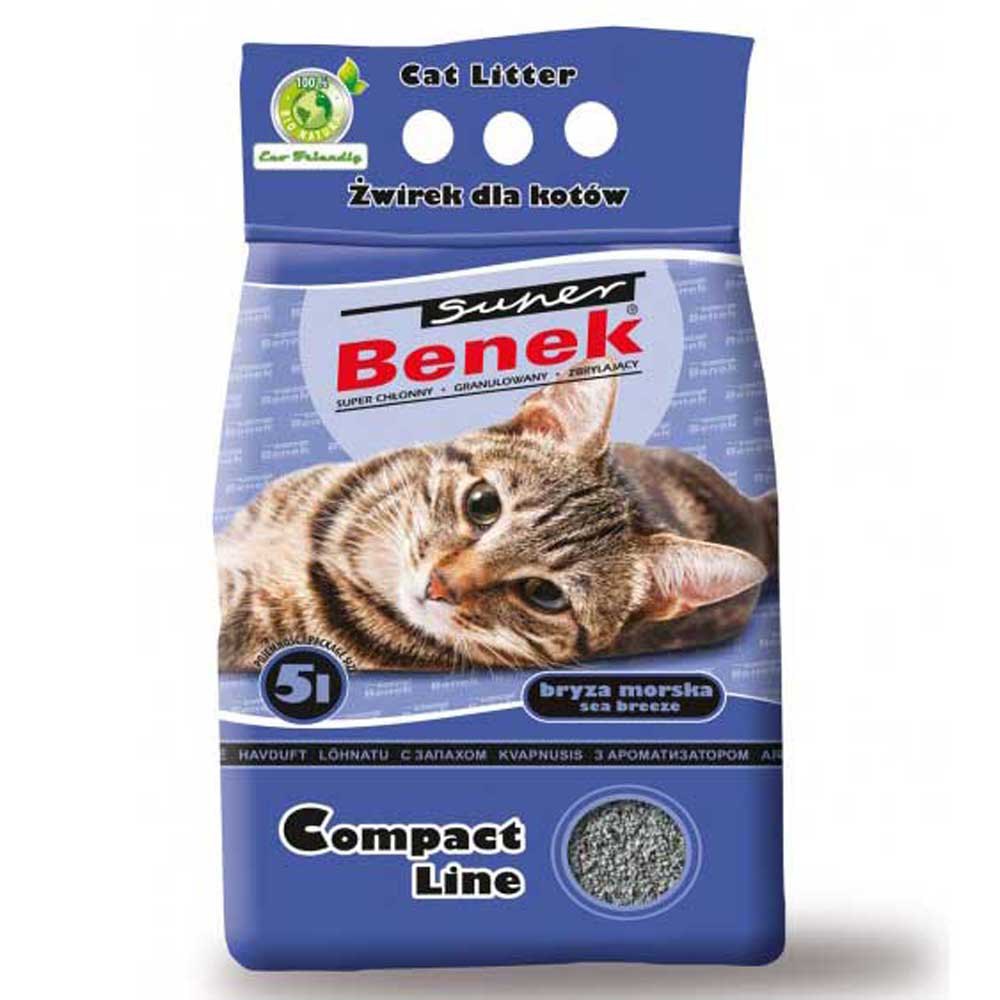 Super benek Economic Bentonite Sea Breeze 5l Cat Litter White| Bricoinn