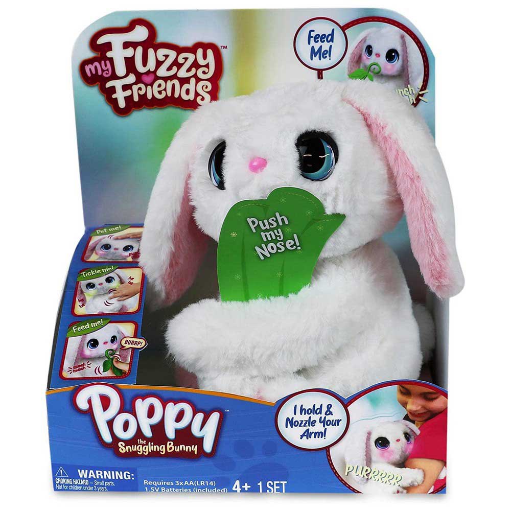 Famosa Jouet My Fuzzy Friends Poppy Snuggling Bunny