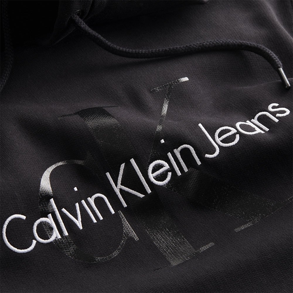 Calvin klein jeans Seasonal Monologo Regular Hoodie Black