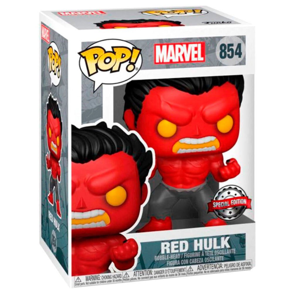 kanaal doorboren Compatibel met Funko POP Marvel Red Hulk Exclusive Red | Techinn