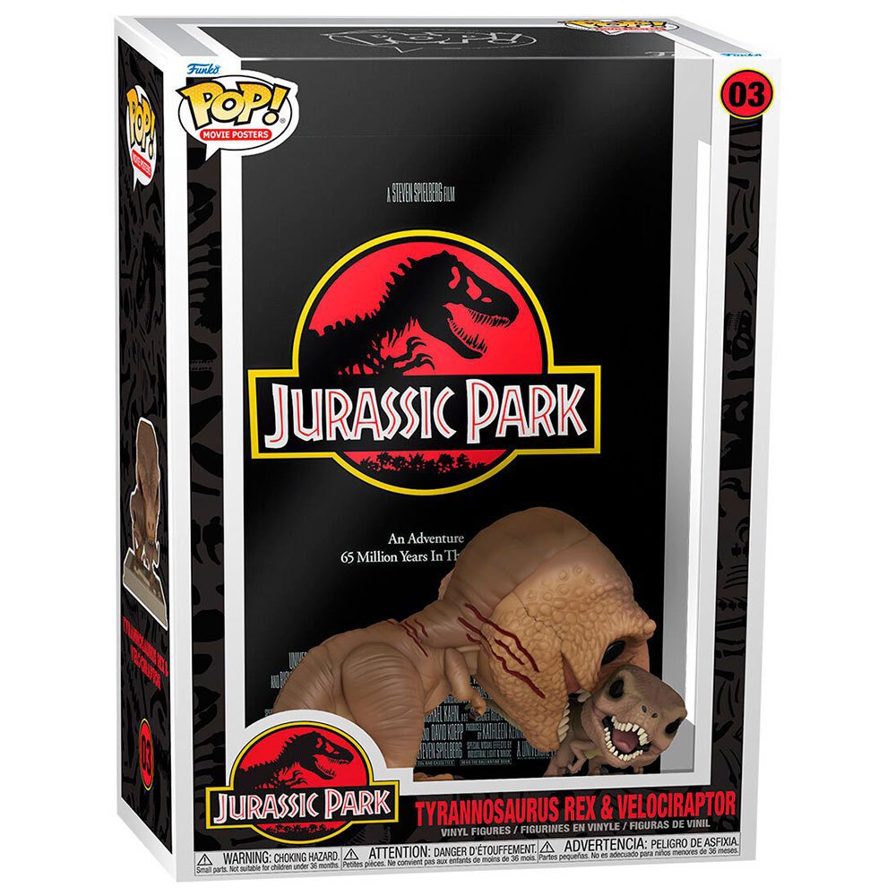 Haas Walging alarm Funko POP Movie Poster Jurassic Park Tyrannosaurus Rex And Velociraptor  Multicolor| Techinn
