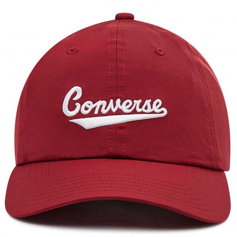 Converse Script Baseball Cap Red | Dressinn