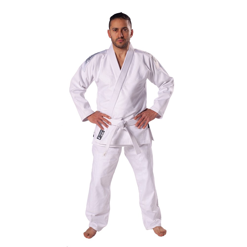 Obsesión Gobernar título Fightnature Kimono Jiu-jitsu Training Blanco | Traininn