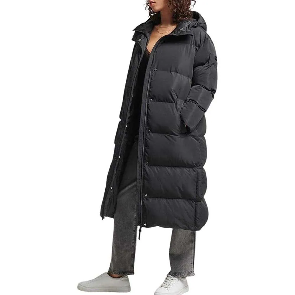 Superdry Abrigo Studios Longline Duvet Coat Dressinn