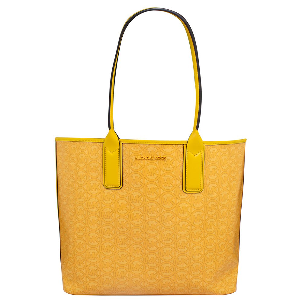 Michael Kors neon yellow Selma medium saffiano leather crossbody bag  Luxury Bags  Wallets on Carousell