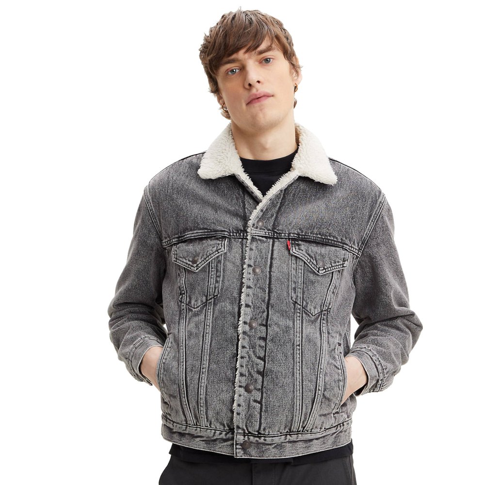 Levi´s ® Vintage Fit Sherpa Trucker Jacket Grey | Dressinn