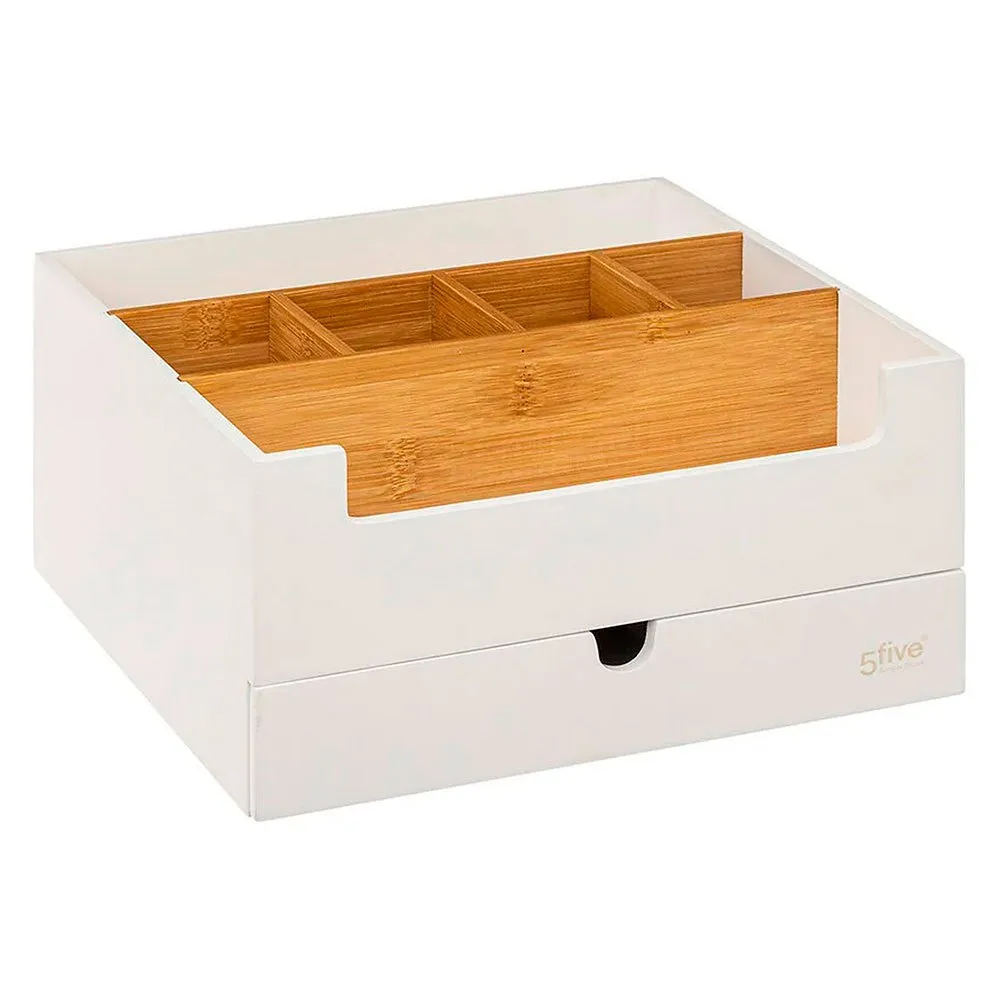 Five Badezimmer Organizer Weiß