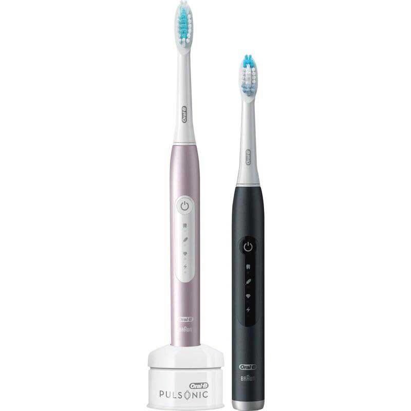Hollywood hastighed entusiastisk Braun Elektrisk Tandbørste Oral-B Slim Luxe 4900 Pack 2 Enheder  Transparent| Techinn
