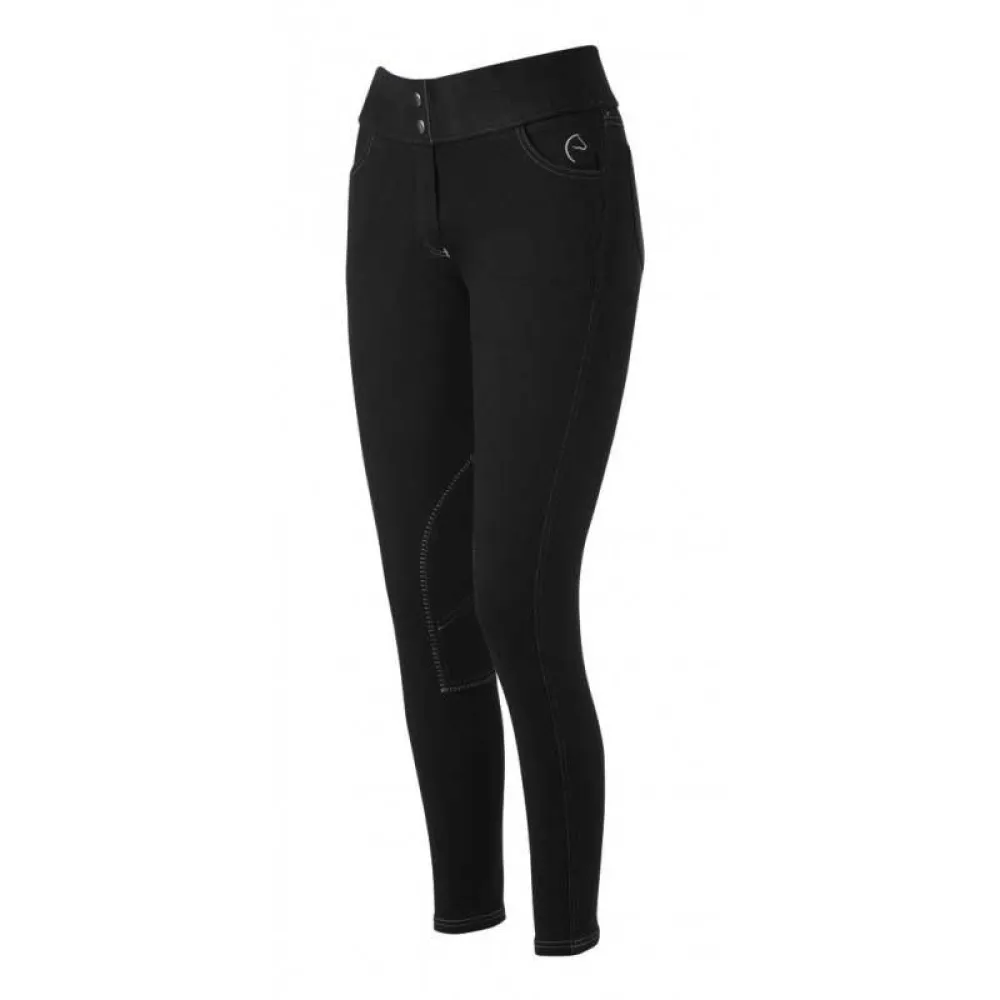 Equitheme Pull-On Riding Pants Black | Horse Riding