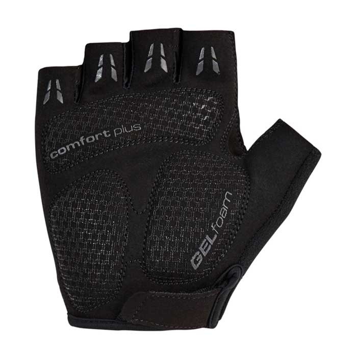 Ziener Crisander Short Gloves, Black | Bikeinn