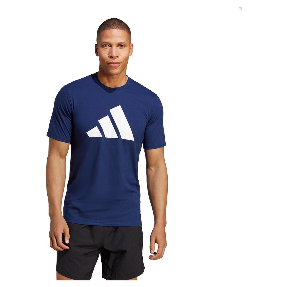 adidas Tr-Es Fr Logo Short Sleeve T-Shirt Blue | Traininn