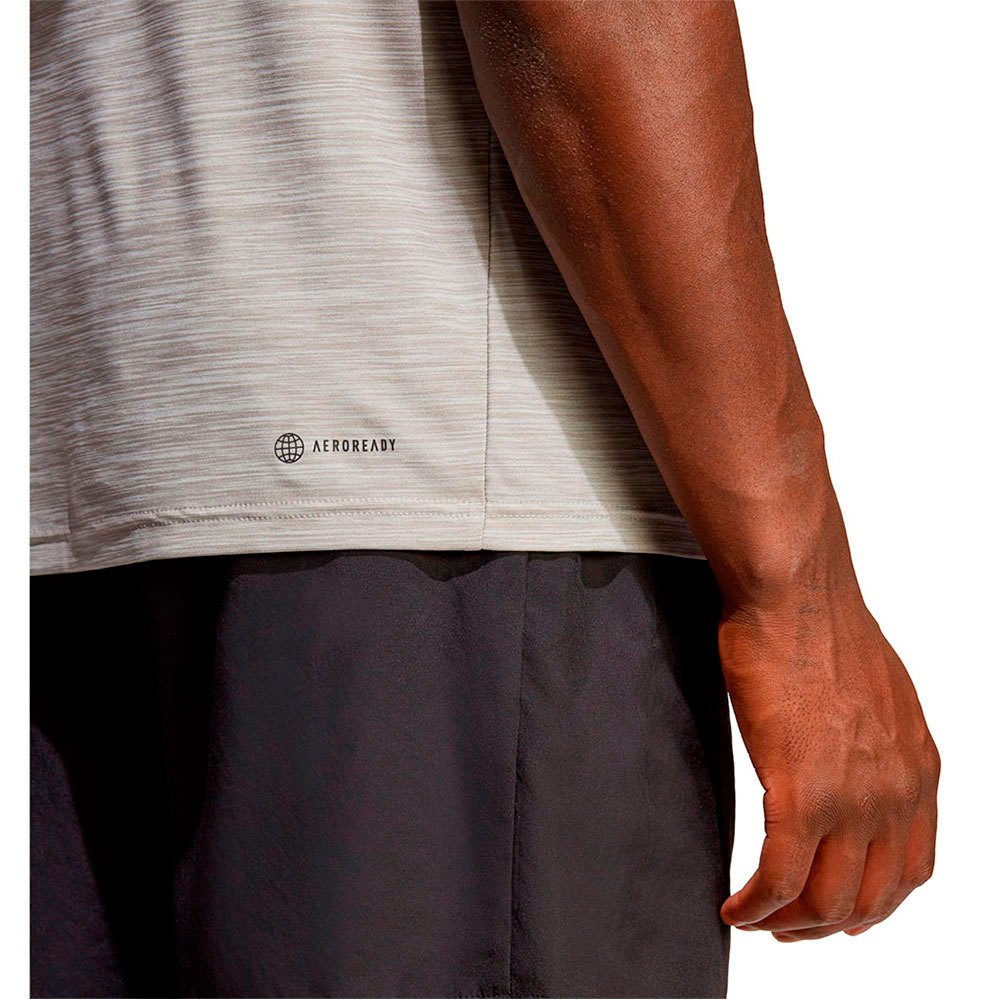 Stretch Short T-Shirt Traininn | Tr-Es Grey Sleeve adidas