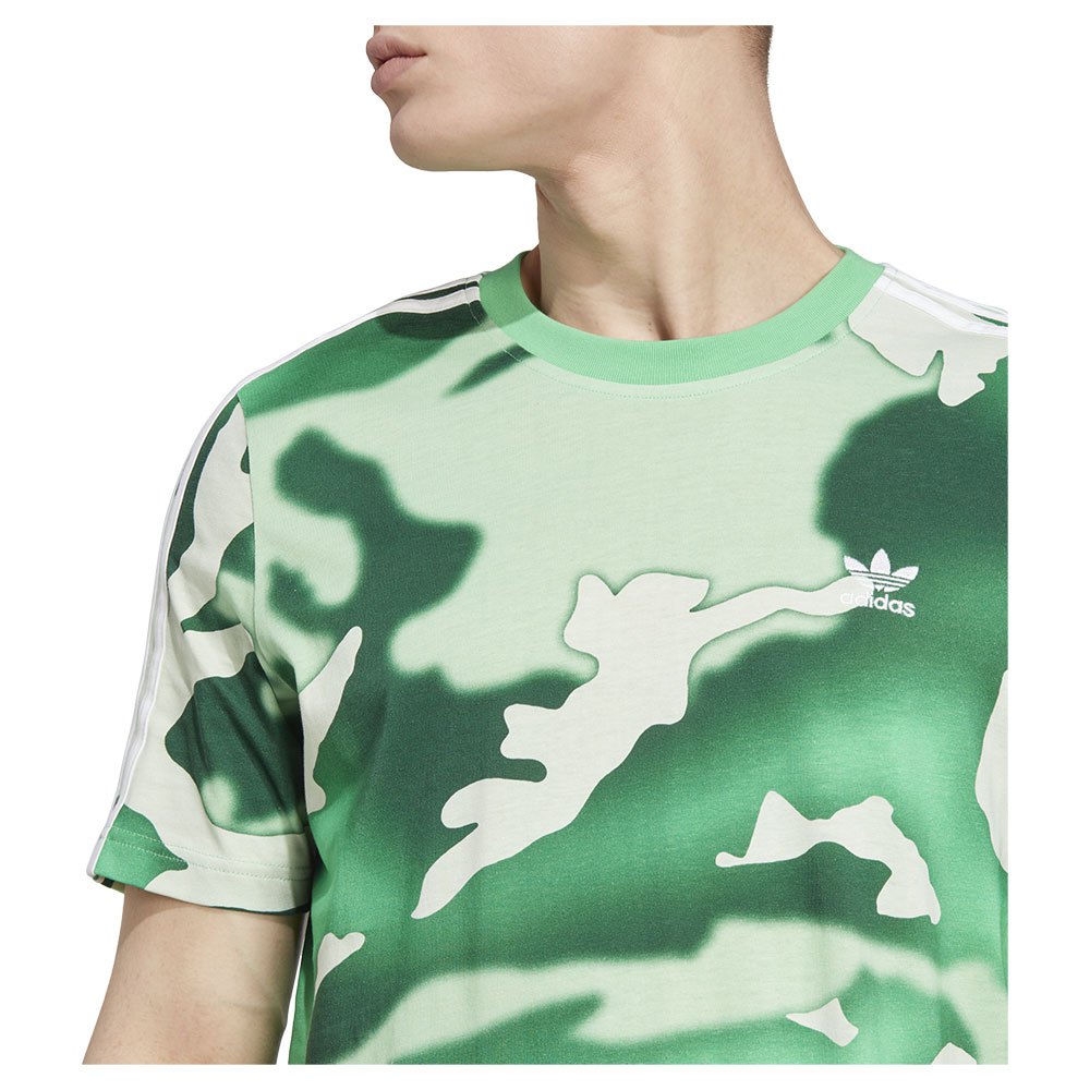 adidas Originals Graphics Camo Allover Print Short Sleeve T-Shirt Green|  Dressinn