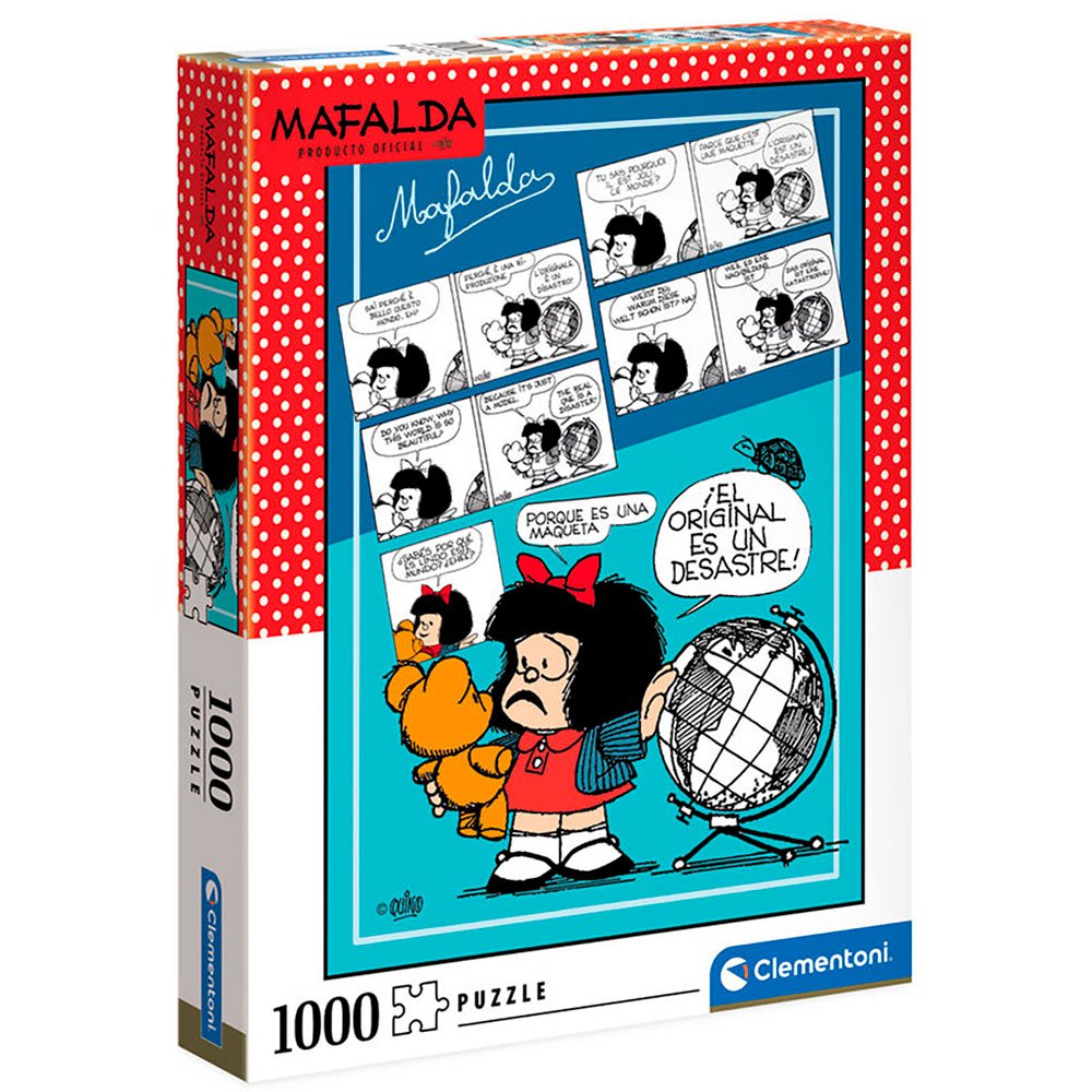 Seminario orar Máquina de recepción Clementoni Mafalda Puzzle 1000 Pieces Multicolor | Kidinn