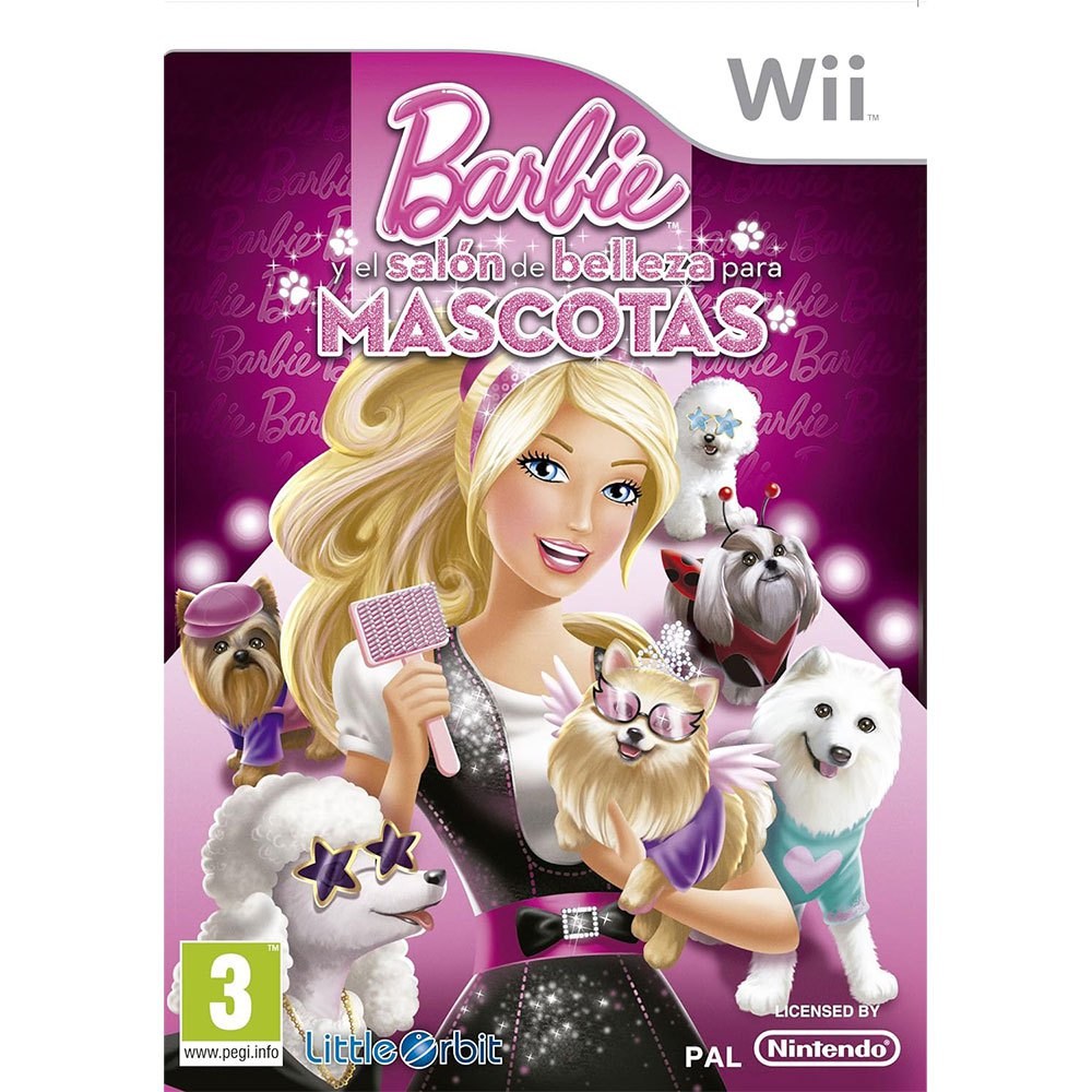 Bandai namco Barbie Pet Beauty Salon Wii Game Pink | Techinn