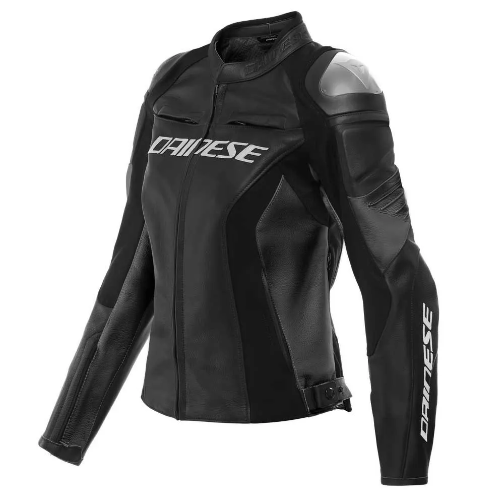 Dainese Racing 4 leather jacket Black | Motardinn