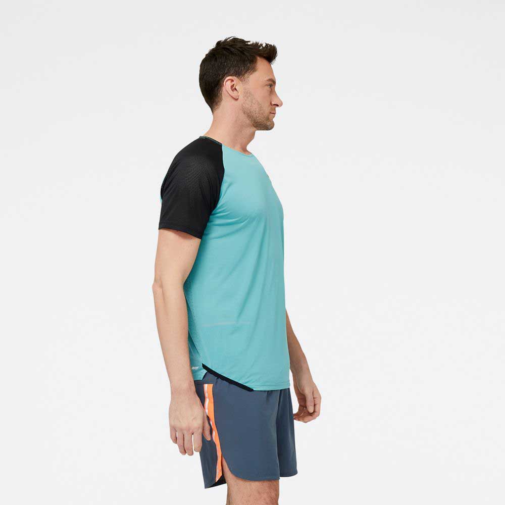 New balance 半袖Tシャツ Accelerate Pacer 青 | Runnerinn