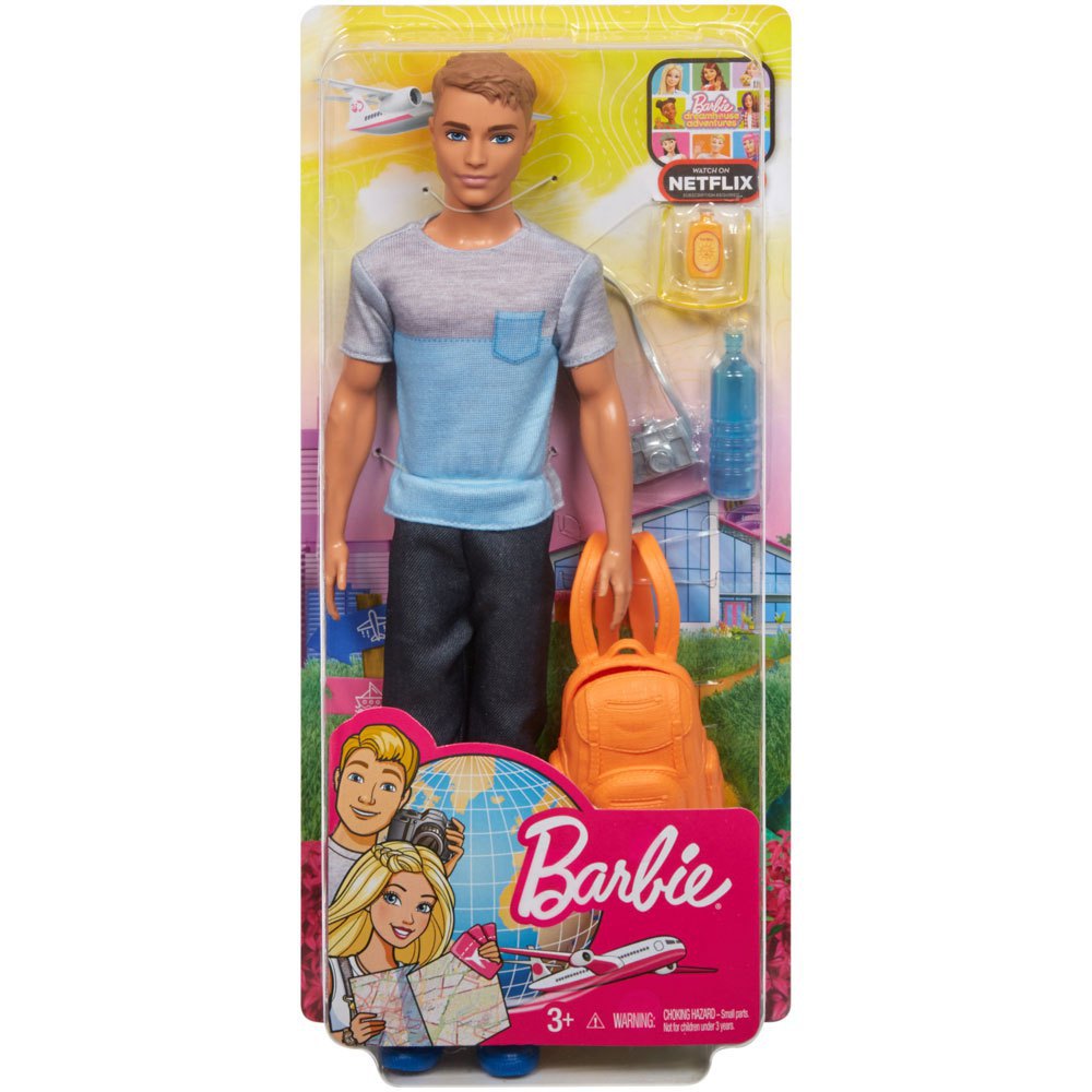 protektor Som hårdtarbejdende Barbie Rejse Renoveret Ken Flerfarvet | Kidinn Dukker og udstoppede dyr