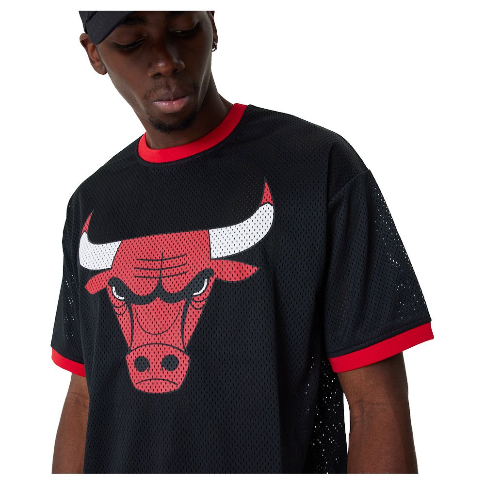 New era 60357112 NBA Team Logo Mesh Chicago Bulls Short Sleeve T