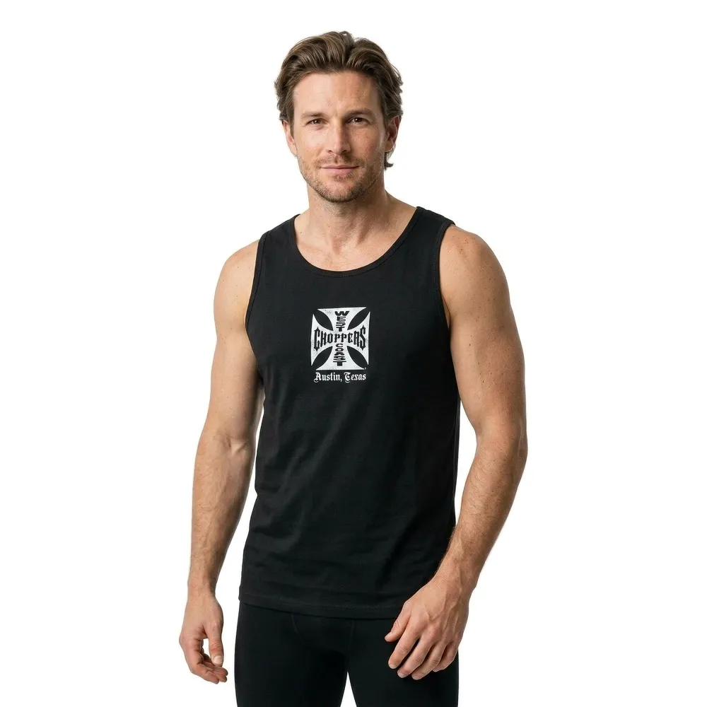 West coast choppers Classic ノースリーブTシャツ 黒| Motardinn