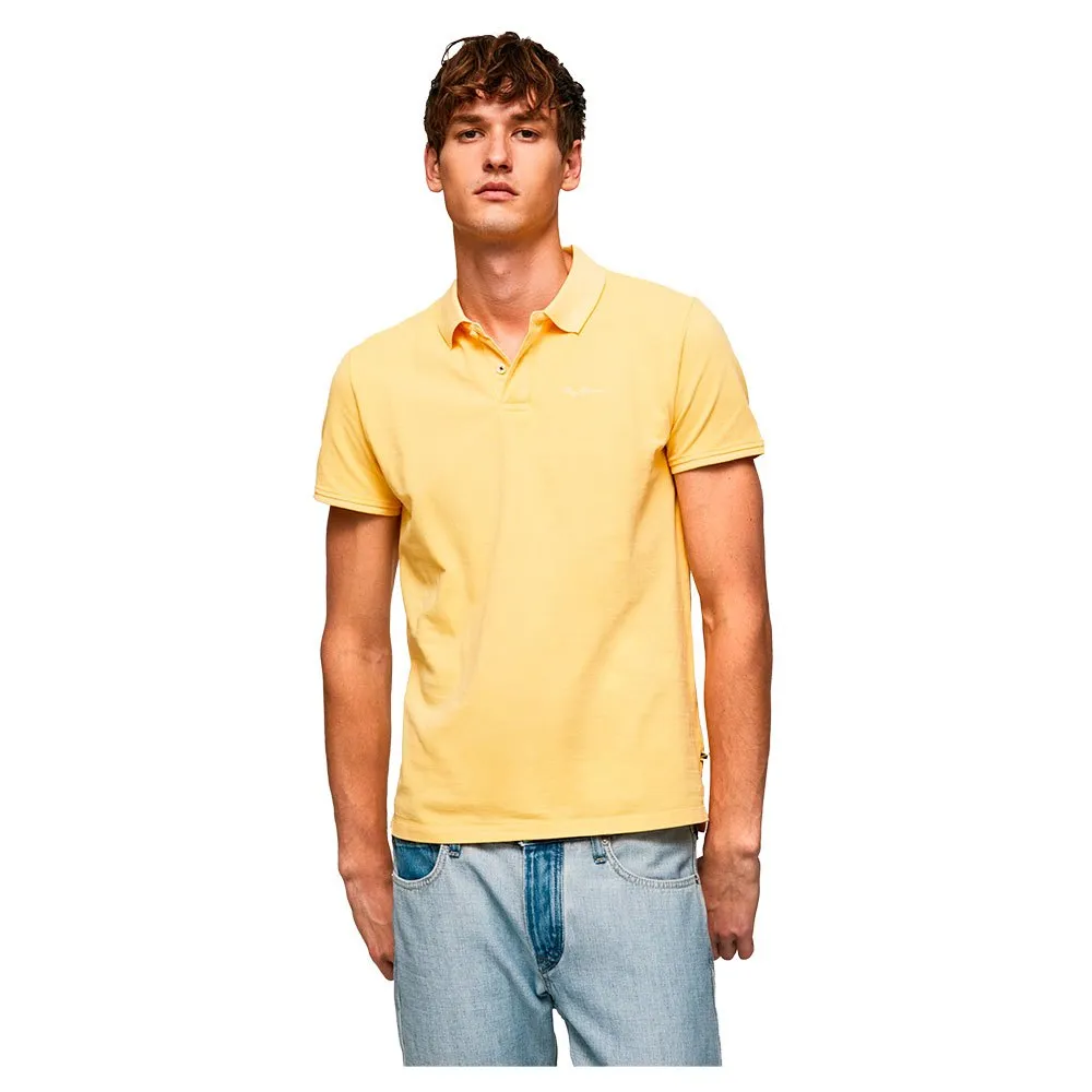 Pepe jeans Oliver Gd 半袖ポロシャツ 黄 | Dressinn